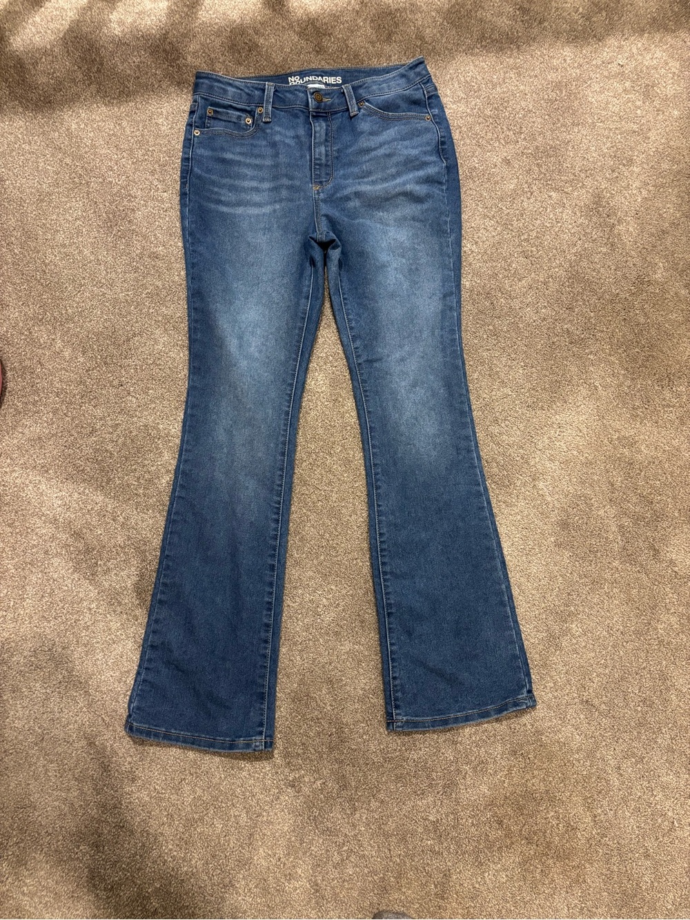 No Boundaries Dark Blue Flare Jeans